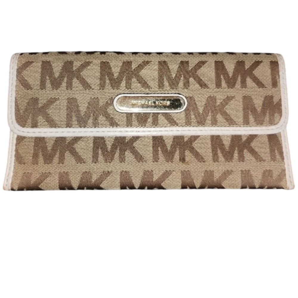 Preowned Michael Kors‎ brown monogrammed wallet